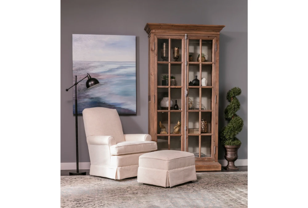 Bailey Skirted Glider Ottoman 6 Bailey Skirted Glider Ottoman - Image 4