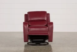 Scorpio Red Wallaway Swivel Glider Recliner -Furniture Store 107894 2