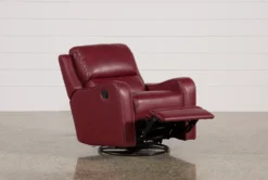 Scorpio Red Wallaway Swivel Glider Recliner -Furniture Store 107894 3