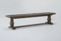 Caden 78" Bench -Furniture Store 109149 natural wood bench v2 side 02