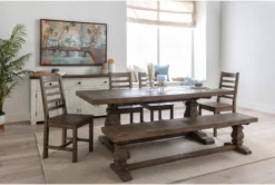 Caden 78" Bench -Furniture Store 109149 natural wood dining bench room 90 1