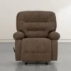 Decker III Fabric Wallaway Recliner -Furniture Store 213315 brown fabric recliner signature 01
