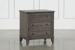 Candice II 3-Drawer 29" Nightstand With USB And Power Outlets
