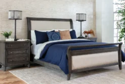 Candice II 3-Drawer 29" Nightstand With USB And Power Outlets -Furniture Store 216616 grey wood nightstand room 7