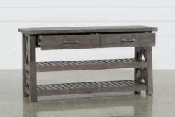 Jaxon Grey Console Table -Furniture Store 218100 grey sofa table 3 1
