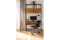 Moby Black Faux Leather Low Back Rolling Office Chair -Furniture Store 223564 black faux leather office chair room 48