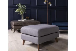 Allie Dark Grey Ottoman 9 Allie Dark Grey Ottoman -Furniture Store 225826 grey fabric ottoman room 35