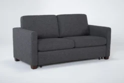 Cliff 73" Queen Sleeper Sofa -Furniture Store 225834 grey fabric sleeper side 19