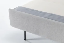 Mackenzie Silverpine 80" Queen Plus Sofa Sleeper -Furniture Store 231602 grey fabric sleeper detail 44