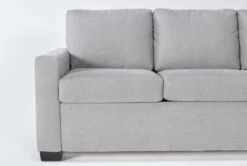 Mackenzie Silverpine 80" Queen Plus Sofa Sleeper -Furniture Store 231602 grey fabric sleeper side 18