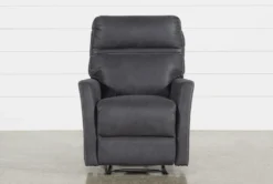 Siri Dark Grey Power Wallaway Recliner 17 Siri Dark Grey Power Wallaway Recliner -Furniture Store 233033 grey fabric power recliner 4