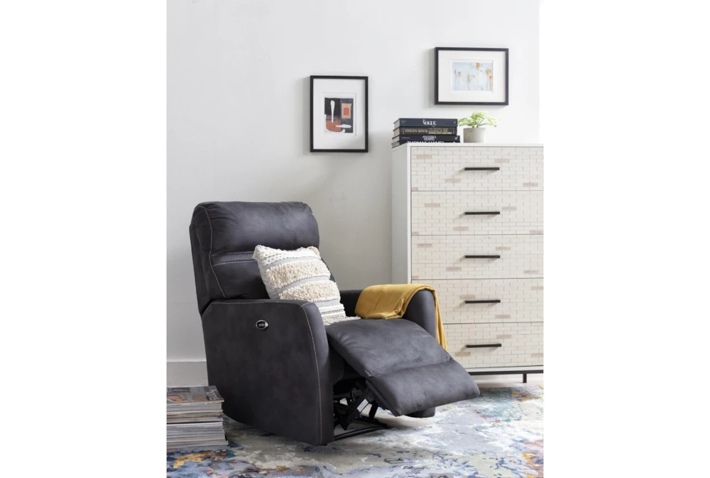 Siri Dark Grey Power Wallaway Recliner 11 Siri Dark Grey Power Wallaway Recliner - Image 9