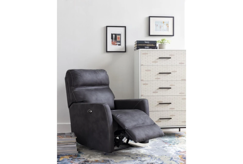 Siri Dark Grey Power Wallaway Recliner 14 Siri Dark Grey Power Wallaway Recliner - Image 12