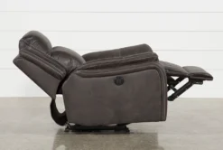 Griffin Grey Power Recliner -Furniture Store 233512 grey fabric power recliner 5