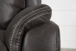 Griffin Grey Power Recliner -Furniture Store 233512 grey fabric power recliner 6