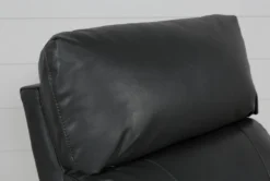 Connie Smoke Power Wallaway Recliner With Power Headrest & USB -Furniture Store 240981 grey fabric recliner detail 08