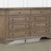 Chapman 8 Drawer Dresser -Furniture Store 242797 brown wood dresser signature 01