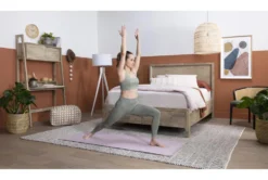 Pouf-Ivory And Khaki Jute & Chenille Square -Furniture Store 243484 natural fiber pouf room 53