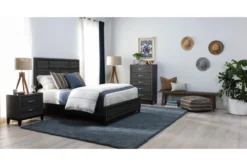 Finley Grey Nightstand -Furniture Store 244099 grey wood nightstand room 45