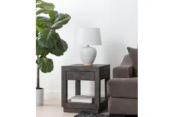 Harrison End Table -Furniture Store 244422 brown wood end table room 07