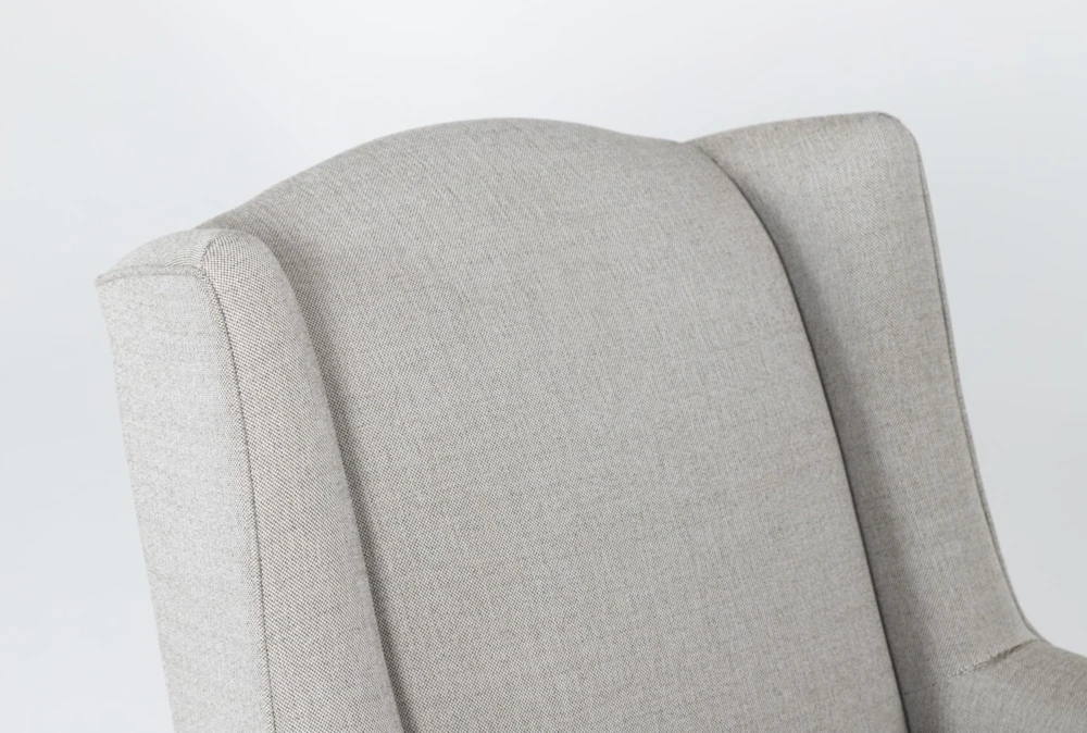 Bailey Linen Flare Arm Wing Skirted Swivel Glider 7 Bailey Linen Flare Arm Wing Skirted Swivel Glider - Image 5