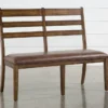 Rory 48" Bench -Furniture Store 244665 brown wood dining bench signature 01