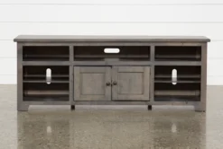Santa Clara 70" TV Stand 12 Santa Clara 70" TV Stand -Furniture Store 244759 grey wood tv stand detail 02