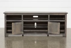 Santa Clara 70" TV Stand 13 Santa Clara 70" TV Stand -Furniture Store 244759 grey wood tv stand detail 03