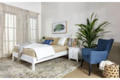 Larkin White 23" Nightstand -Furniture Store 246483 white mdf nightstand room 35