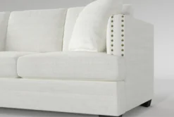 Kiara II 90" Queen Sleeper 14 Kiara II 90" Queen Sleeper -Furniture Store 246692 natural fabric sleeper detail 45