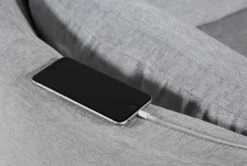 Rayna Dove Power Swivel Glider Recliner -Furniture Store 247517 grey fabric swivel glider feature 05