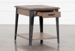 Butler End Table -Furniture Store 247685 brown wood end table storage 03