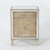Chelsea Chairside Table 1 Chelsea Chairside Table -Furniture Store 248825 silver glass accent table signature 01 1