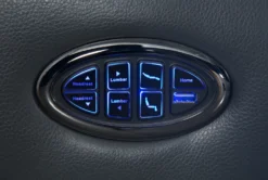 Bridget Grey Power Wallaway Recliner With Power Headrest, Lumbar & USB 19 Bridget Grey Power Wallaway Recliner With Power Headrest, Lumbar & USB -Furniture Store 248843 grey polyester wallaway feature 18