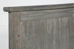 Summit Grey Twin Bookcase Daybed Bed With 2-Drawer Captains Trundle -Furniture Store 249088 grey wood bed detail 07