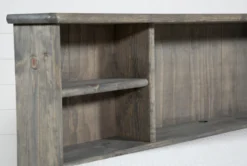 Summit Grey Twin Bookcase Daybed Bed With 2-Drawer Captains Trundle -Furniture Store 249088 grey wood bed feature 05