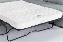 Aspen Tranquil Foam Modular 2 Piece Sleeper 108" Sectional With Right Arm Facing Armless Chaise -Furniture Store 249317 blue fabric sectional detail 44