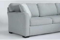 Aspen Tranquil Foam Modular 2 Piece Sleeper 108" Sectional With Right Arm Facing Armless Chaise -Furniture Store 249317 blue fabric sectional detail 46