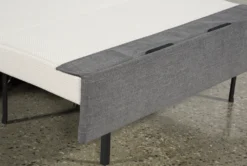 Mackenzie Charcoal 68" Full Sofa Sleeper -Furniture Store 249505 grey fabric sleeper mattress 04