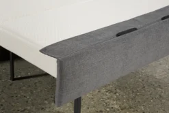 Mackenzie Charcoal 74" Queen Sofa Sleeper -Furniture Store 249507 grey fabric sleeper mattress 04