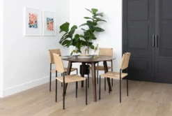 Rattan Dining Side Chair -Furniture Store 249662 natural metal side chair room 09