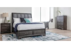 Malloy 28" Nightstand -Furniture Store 249854 grey wood nightstand room 41