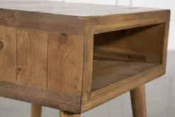 Dakota End Table -Furniture Store 249902 brown wood end table detail 03 1