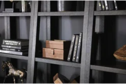 Pierce Espresso 72" Leaning Bookcase -Furniture Store 251061 brown wood bookcase room 48