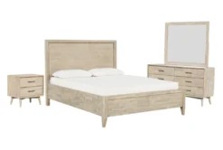 Allen California King Storage 4 Piece Bedroom Set