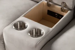 Jarrell Light Grey 71" Power Reclining Storage Console Loveseat With USB -Furniture Store 254378 v2 grey fabric console loveseat detail 04