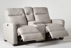 Jarrell Light Grey 71" Power Reclining Storage Console Loveseat With USB -Furniture Store 254378 v2 grey fabric console loveseat side 03