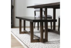 Pierce Espresso 66" Bench -Furniture Store 254416 black wood dining bench room 47