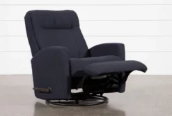 Dale IV Fabric Swivel Glider Recliner -Furniture Store 255885 blue fabric swivel glider recline 03