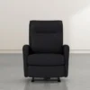 Dale IV Leather Power Wallaway Recliner -Furniture Store 255891 black leather recliner signature 01